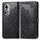 Per OPPO Reno11 Custodia per cellulare in pelle con motivo floreale mandala UE (nera) Per OPPO Reno11 Custodia per cellulare in pelle con motivo floreale mandala UE (nera)