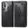 Per OPPO Reno11 Pro Custodia per cellulare in pelle con motivo floreale mandala UE (nera) Per OPPO Reno11 Pro Custodia per cellulare in pelle con motivo floreale mandala UE (nera)