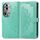 Per OPPO Reno11 Pro Custodia per telefono in pelle con motivo floreale mandala EU in rilievo (verde) Per OPPO Reno11 Pro Custodia per telefono in pelle con motivo floreale mandala EU in rilievo (verde)