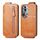 Per OPPO Reno11 Pro Custodia per telefono in pelle con cerniera verticale a portafoglio con cerniera EU (marrone) Per OPPO Reno11 Pro Custodia per telefono in pelle con cerniera verticale a portafoglio con cerniera EU (marrone)