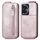 Custodia per telefono in pelle con chiusura verticale a portafoglio con cerniera per Honor 100 5G (rosa) Custodia per telefono in pelle con chiusura verticale a portafoglio con cerniera per Honor 100 5G (rosa)