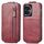 Custodia per telefono in pelle con chiusura verticale a portafoglio con cerniera per Honor 100 5G (rossa) Custodia per telefono in pelle con chiusura verticale a portafoglio con cerniera per Honor 100 5G (rossa)