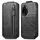 Custodia per telefono in pelle con chiusura verticale a portafoglio con cerniera per Honor 100 Pro (nera) Custodia per telefono in pelle con chiusura verticale a portafoglio con cerniera per Honor 100 Pro (nera)
