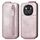 Custodia per telefono in pelle con chiusura verticale a portafoglio con cerniera per Honor Magic6 (rosa) Custodia per telefono in pelle con chiusura verticale a portafoglio con cerniera per Honor Magic6 (rosa)