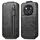 Custodia per telefono in pelle con chiusura verticale a portafoglio con cerniera per Honor Magic6 (nera) Custodia per telefono in pelle con chiusura verticale a portafoglio con cerniera per Honor Magic6 (nera)