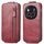 Custodia per telefono in pelle con chiusura verticale a portafoglio con cerniera per Honor Magic6 Pro (rossa) Custodia per telefono in pelle con chiusura verticale a portafoglio con cerniera per Honor Magic6 Pro (rossa)