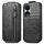Custodia per telefono in pelle con chiusura verticale a portafoglio con cerniera per Honor X7b (nera) Custodia per telefono in pelle con chiusura verticale a portafoglio con cerniera per Honor X7b (nera)
