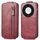 Custodia per telefono in pelle con chiusura verticale a portafoglio con cerniera per Honor X40 5G (rossa) Custodia per telefono in pelle con chiusura verticale a portafoglio con cerniera per Honor X40 5G (rossa)