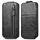 Custodia per cellulare in pelle con chiusura verticale a portafoglio con cerniera per Honor X50i 5G (nera) Custodia per cellulare in pelle con chiusura verticale a portafoglio con cerniera per Honor X50i 5G (nera)