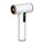 Asciugacapelli ricaricabile wireless con velocità del vento/temperatura regolabile a 3 livelli (bianco)