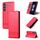 Per Samsung Galaxy S24 5G AZNS custodia magnetica in pelle di vitello con vibrazione (rossa) Per Samsung Galaxy S24 5G AZNS custodia magnetica in pelle di vitello con vibrazione (rossa)