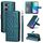 Custodia per cellulare in pelle con reticolo di diamanti per vivo Y03 (verde) Custodia per cellulare in pelle con reticolo di diamanti per vivo Y03 (verde)