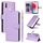 Per vivo Y3 / Y17 Custodia per cellulare in pelle con reticolo diamantato (viola chiaro) Per vivo Y3 / Y17 Custodia per cellulare in pelle con reticolo diamantato (viola chiaro)