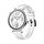 Per Huawei Watch GT 4 Cinturino in silicone con fibbia nera struttura da 18 mm (bianco) Per Huawei Watch GT 4 Cinturino in silicone con fibbia nera struttura da 18 mm (bianco)