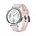 Per Huawei Watch GT 4 cinturino in silicone con fibbia nera struttura da 18 mm (rosa)