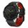 Per cinturino in silicone bicolore Garmin Fenix 7X 26mm con tre file di fori (nero rosso) Per cinturino in silicone bicolore Garmin Fenix 7X 26mm con tre file di fori (nero rosso)