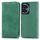 Per Honor 100 Custodia per telefono in pelle con vibrazione magnetica retrò Skin Feel (verde) Per Honor 100 Custodia per telefono in pelle con vibrazione magnetica retrò Skin Feel (verde)