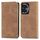 Per Honor 100 Custodia per telefono in pelle con vibrazione magnetica retrò Skin Feel (marrone) Per Honor 100 Custodia per telefono in pelle con vibrazione magnetica retrò Skin Feel (marrone)