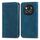 Per Honor Magic6 Custodia per telefono in pelle con vibrazione magnetica retrò Skin Feel (blu)