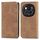 Per Honor Magic6 Pro Custodia per telefono in pelle con vibrazione magnetica retrò Skin Feel (marrone) Per Honor Magic6 Pro Custodia per telefono in pelle con vibrazione magnetica retrò Skin Feel (marrone)