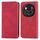 Per Honor Magic6 Pro Custodia per telefono in pelle con vibrazione magnetica retrò Skin Feel (rossa) Per Honor Magic6 Pro Custodia per telefono in pelle con vibrazione magnetica retrò Skin Feel (rossa)