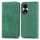 Custodia per telefono in pelle con vibrazione magnetica retrò Skin Feel per Honor X7b (verde) Custodia per telefono in pelle con vibrazione magnetica retrò Skin Feel per Honor X7b (verde)