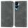 Per Honor X50i Custodia per telefono in pelle con vibrazione magnetica retrò Skin Feel (grigio)