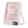 Ventilatore da parete per desktop domestico Mini ventilatore da tavolo portatile USB (rosa)