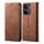 Custodia per telefono in pelle flip con texture denim per vivo iQOO Neo9 Pro / Neo9 (marrone) Custodia per telefono in pelle flip con texture denim per vivo iQOO Neo9 Pro / Neo9 (marrone)