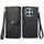 Per Honor X8B Love Custodia in pelle con cordino e cerniera (nera)