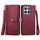 Custodia per telefono in pelle con cordino e cerniera per Honor X8B Love (rossa) Custodia per telefono in pelle con cordino e cerniera per Honor X8B Love (rossa)