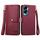 Custodia per telefono in pelle con cordino e cerniera per Honor X50i Love (rossa) Custodia per telefono in pelle con cordino e cerniera per Honor X50i Love (rossa)