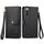 Per Sony Xperia 10 IV Love Custodia in pelle con cordino e cerniera (nera) Per Sony Xperia 10 IV Love Custodia in pelle con cordino e cerniera (nera)
