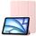 Custodia per tablet in pelle tripla in acrilico trasparente per iPad Pro 11 2024 (rosa) Custodia per tablet in pelle tripla in acrilico trasparente per iPad Pro 11 2024 (rosa)