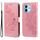 Per vivo Y38 5G / T3x 5G Custodia per cellulare in pelle con stampa globale a 7 petali di fiori (oro rosa) Per vivo Y38 5G / T3x 5G Custodia per cellulare in pelle con stampa globale a 7 petali di fiori (oro rosa)