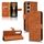 Custodia magnetica in pelle per Sony Xperia 1 VI 2024 Skin Feel (marrone)