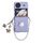 Per vivo X Flip Custodia in pelle con fibbia laterale rosa 3D Custodia antiurto a copertura totale con braccialetto di perle (Blu) Per vivo X Flip Custodia in pelle con fibbia laterale rosa 3D Custodia antiurto a copertura totale con braccialetto di perle (Blu)