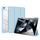 Custodia per tablet in pelle antiscivolo per iPad Air 13 2024 DUX DUCIS TOBY con funzione di sospensione/sveglia (blu)