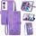 Per OPPO Reno11 F 5G Custodia per telefono in pelle con cerniera fiore in rilievo (viola) Per OPPO Reno11 F 5G Custodia per telefono in pelle con cerniera fiore in rilievo (viola)