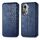 Per OPPO Reno11 5G EU Custodia per cellulare in pelle magnetica pressata con griglia cubica (blu) Per OPPO Reno11 5G EU Custodia per cellulare in pelle magnetica pressata con griglia cubica (blu)