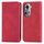 Per OPPO Reno11 5G EU Custodia per telefono in pelle con vibrazione magnetica retro skin Feel (rossa) Per OPPO Reno11 5G EU Custodia per telefono in pelle con vibrazione magnetica retro skin Feel (rossa)