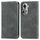 Per OPPO Reno11 5G EU Custodia per telefono in pelle con vibrazione magnetica retrò Skin Feel (grigio) Per OPPO Reno11 5G EU Custodia per telefono in pelle con vibrazione magnetica retrò Skin Feel (grigio)