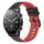 Per Xiaomi MI Watch S1 22mm Cinturino in silicone bicolore (nero + rosso)