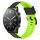Per Xiaomi MI Watch S1 22mm Cinturino in silicone bicolore (nero + verde lime) Per Xiaomi MI Watch S1 22mm Cinturino in silicone bicolore (nero + verde lime)