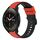 Per Xiaomi MI Watch S1 Pro 22mm Cinturino in silicone bicolore (rosso + nero) Per Xiaomi MI Watch S1 Pro 22mm Cinturino in silicone bicolore (rosso + nero)
