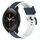 Per Xiaomi MI Watch S1 Pro 22mm Cinturino in silicone bicolore (blu notte + bianco) Per Xiaomi MI Watch S1 Pro 22mm Cinturino in silicone bicolore (blu notte + bianco)