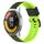 Per Xiaomi MI Watch Color 2 Cinturino in silicone bicolore da 22 mm (nero + verde lime) Per Xiaomi MI Watch Color 2 Cinturino in silicone bicolore da 22 mm (nero + verde lime)