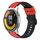 Per Xiaomi MI Watch Color 2 Cinturino in silicone bicolore da 22 mm (rosso + nero) Per Xiaomi MI Watch Color 2 Cinturino in silicone bicolore da 22 mm (rosso + nero)