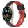 Per Xiaomi MI Watch Sport 22mm Cinturino in silicone bicolore (nero + rosso) Per Xiaomi MI Watch Sport 22mm Cinturino in silicone bicolore (nero + rosso)