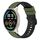 Per Xiaomi MI Watch Sport 22mm Cinturino in silicone bicolore (verde militare + nero) Per Xiaomi MI Watch Sport 22mm Cinturino in silicone bicolore (verde militare + nero)